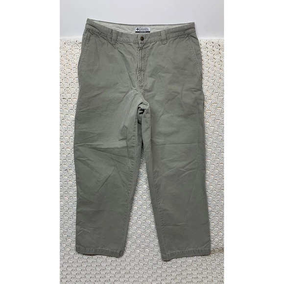 Columbia Pants Size 36x29 Gray Hiking Active Authentic Outdoor Casual Pockets - Picture 1 of 11